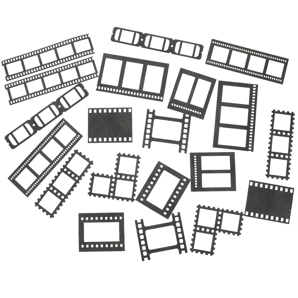 40 Pcs Scrapbooking Supplies Stickers Journal Hollow Material Paper