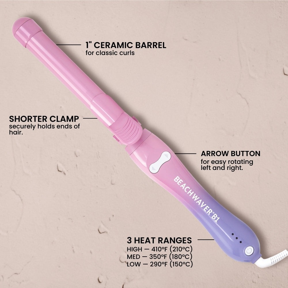 Beachwaver B1 Rotating Curling Iron - Midnight Rose - BRAND NEW, IN BOX