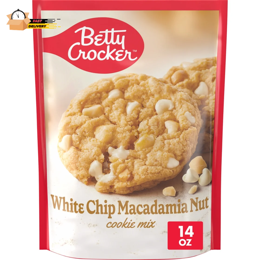 White Chip Macadamia Nut Cookie Baking Mix 14 Oz