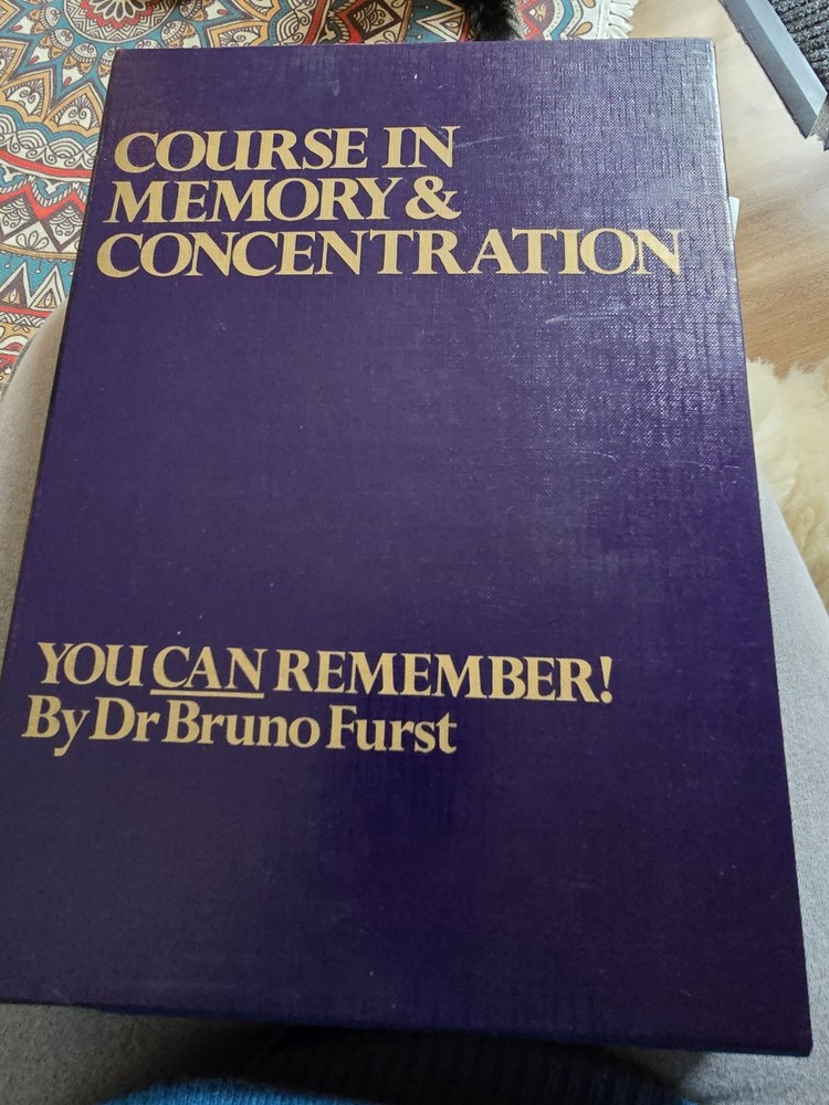 Course In Memory &  Concentration by Dr Bruno Furst