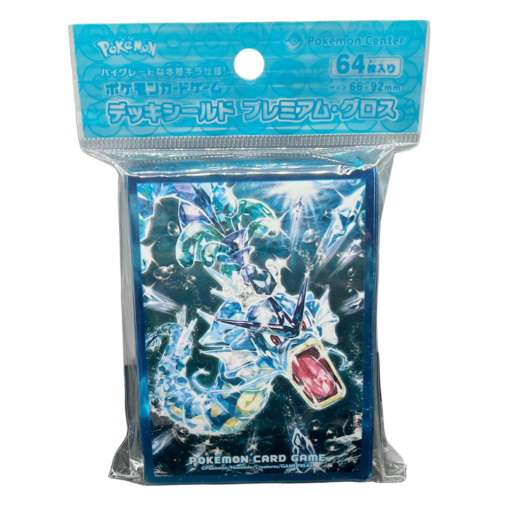 Gyarados Terrastar Foil Card Sleeves 64ct Official Pokémon Center Japan Fast US Shipping
