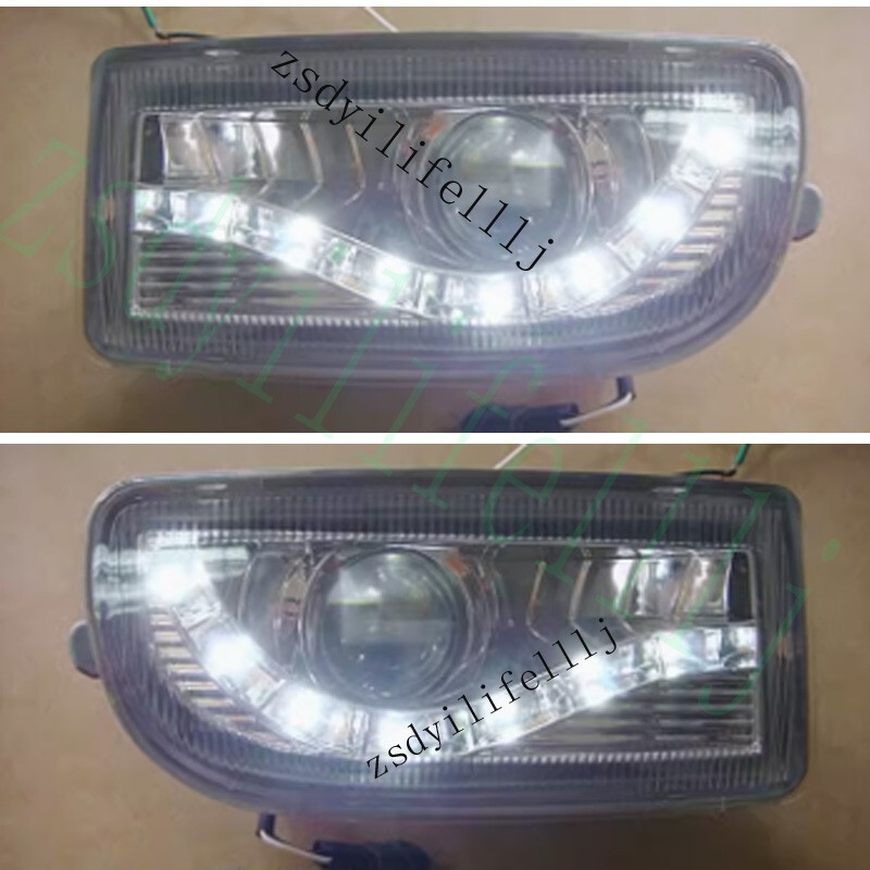 2xFor Toyota Land Cruiser 4700 FJ100 1998-07 Car Fog Light Housing LED Lamp ab