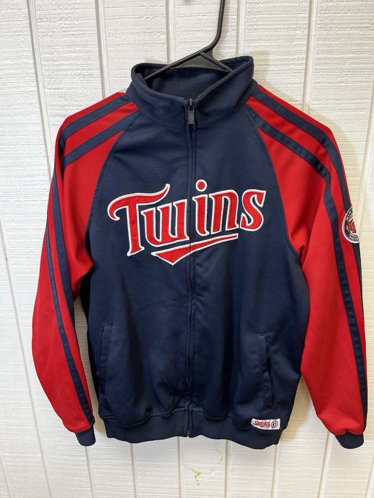 Minnesota Twins MLB Stitches Men's Full-Zip Track Jacket Size Medium