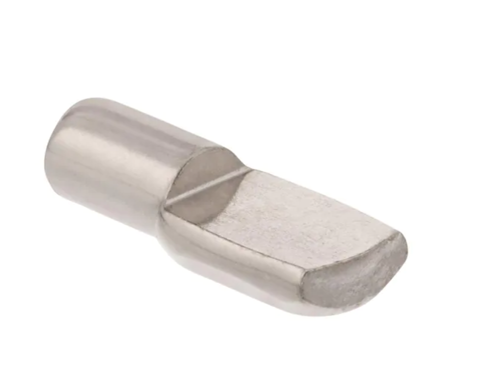 Everbilt 12-Piece Nickel Plated 5mm Spoon Shelf Supports