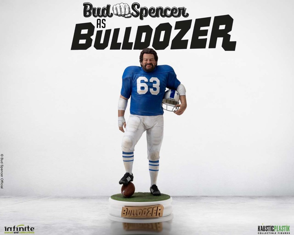 95518 Bud Spencer As Bulldozer Resin Statue