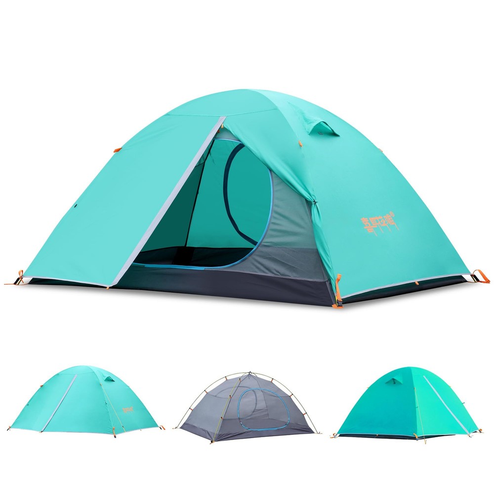2/3 Person Camping Tent Backpacking Lightweight Tent Waterproof Windproof Alu...