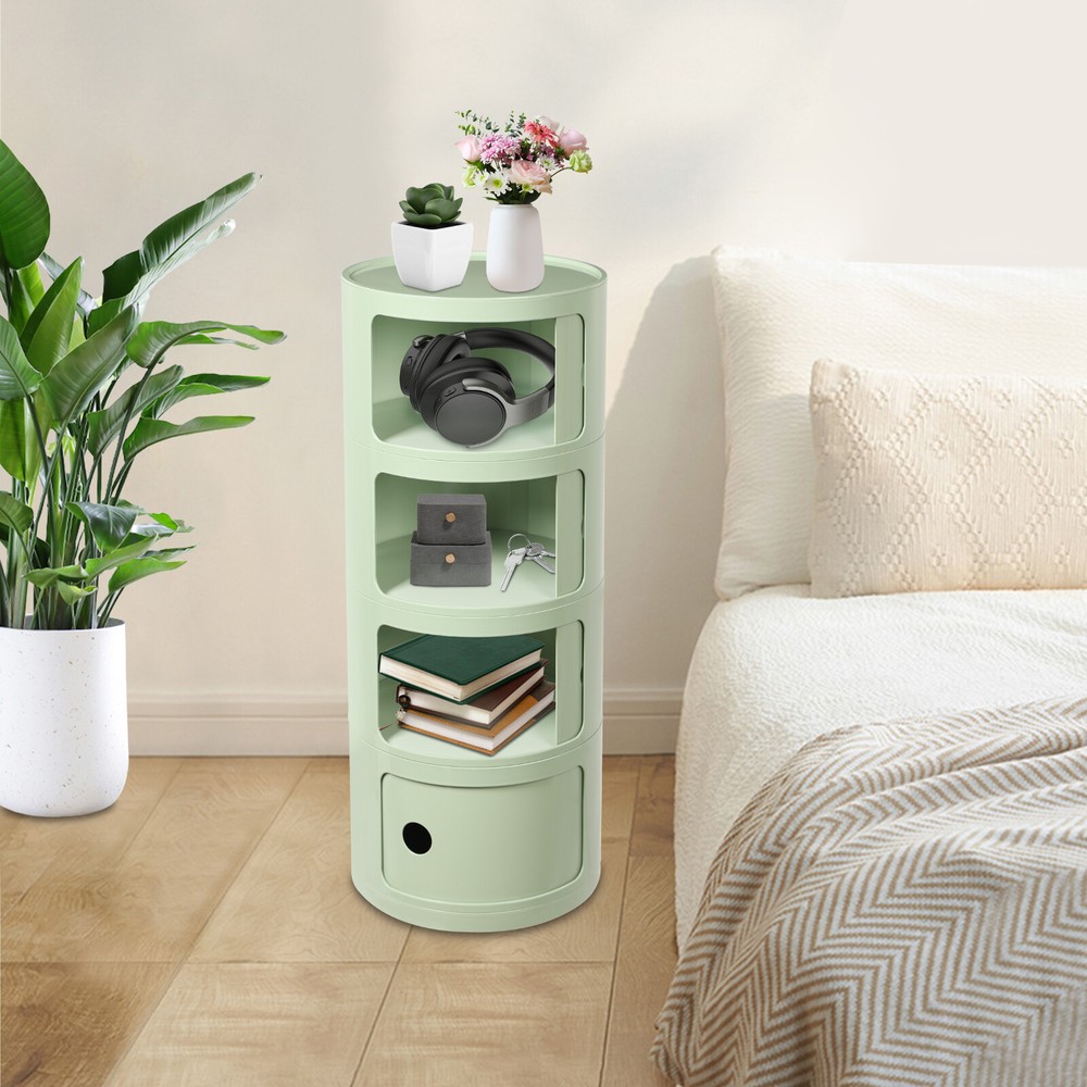 4-Tier Round Side Table 30