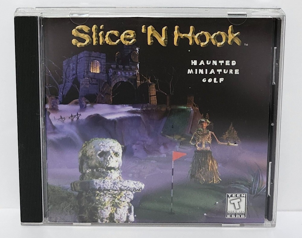 Haunted Mini Golf Slice N Hook PC Game 1998 Complete with Manual Clean Disc