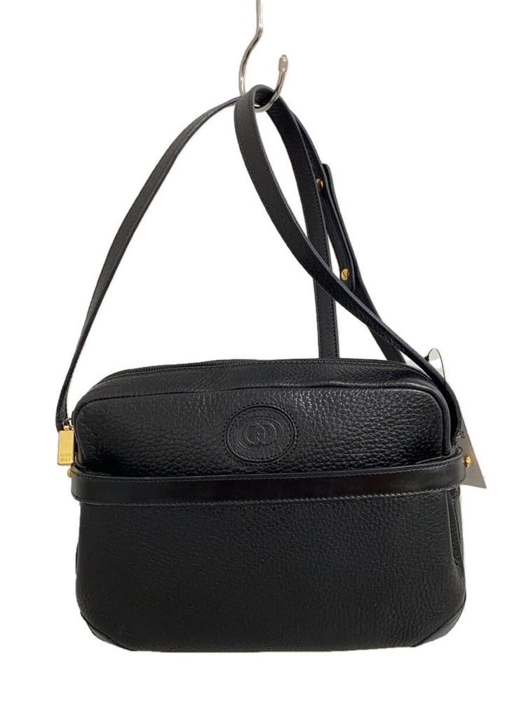 GUCCI Vintage Leather Shoulder Bag in Black 007.23.0017