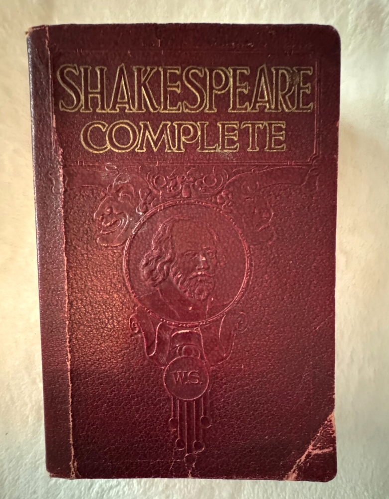 Shakespeare Complete Works Life History Notes 1927 World Syndicate Company Vintage Hardcover  