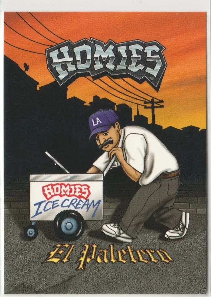 El Paletero #47 Homies Swap Cards 2004 NECA Lowrider Chicano Barrio East LA