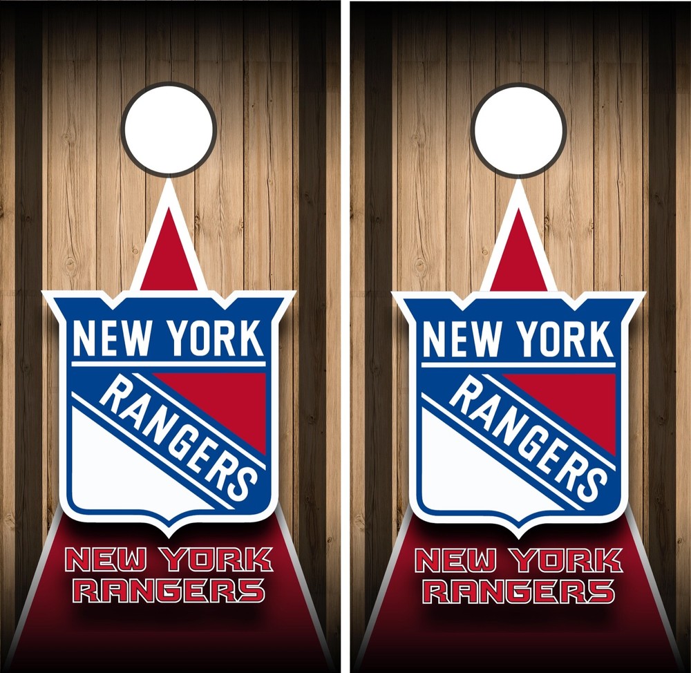 New York Rangers Cornhole Board Skin NHL Vinyl Decal Team Logo Decor NH21