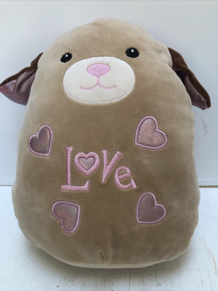 Cozy Seasonal Tan Pink Animal Plush - Lovable New Stuffed Toy  -image