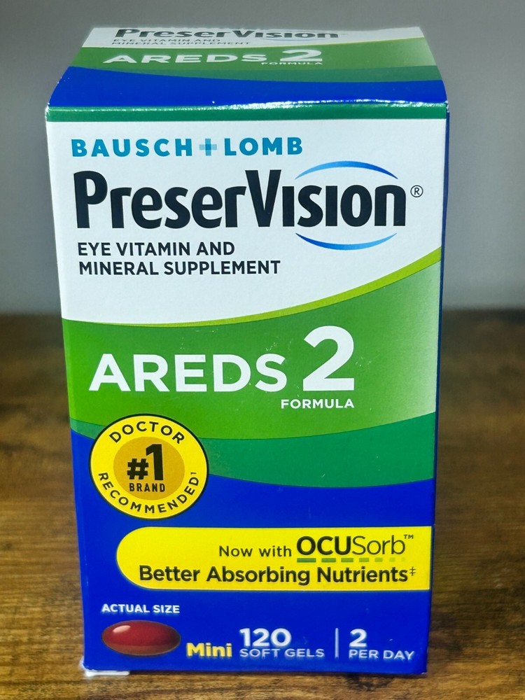 PreserVision AREDS 2 Eye Vitamin & Mineral Supplement, Contains Lutein, Vitamin