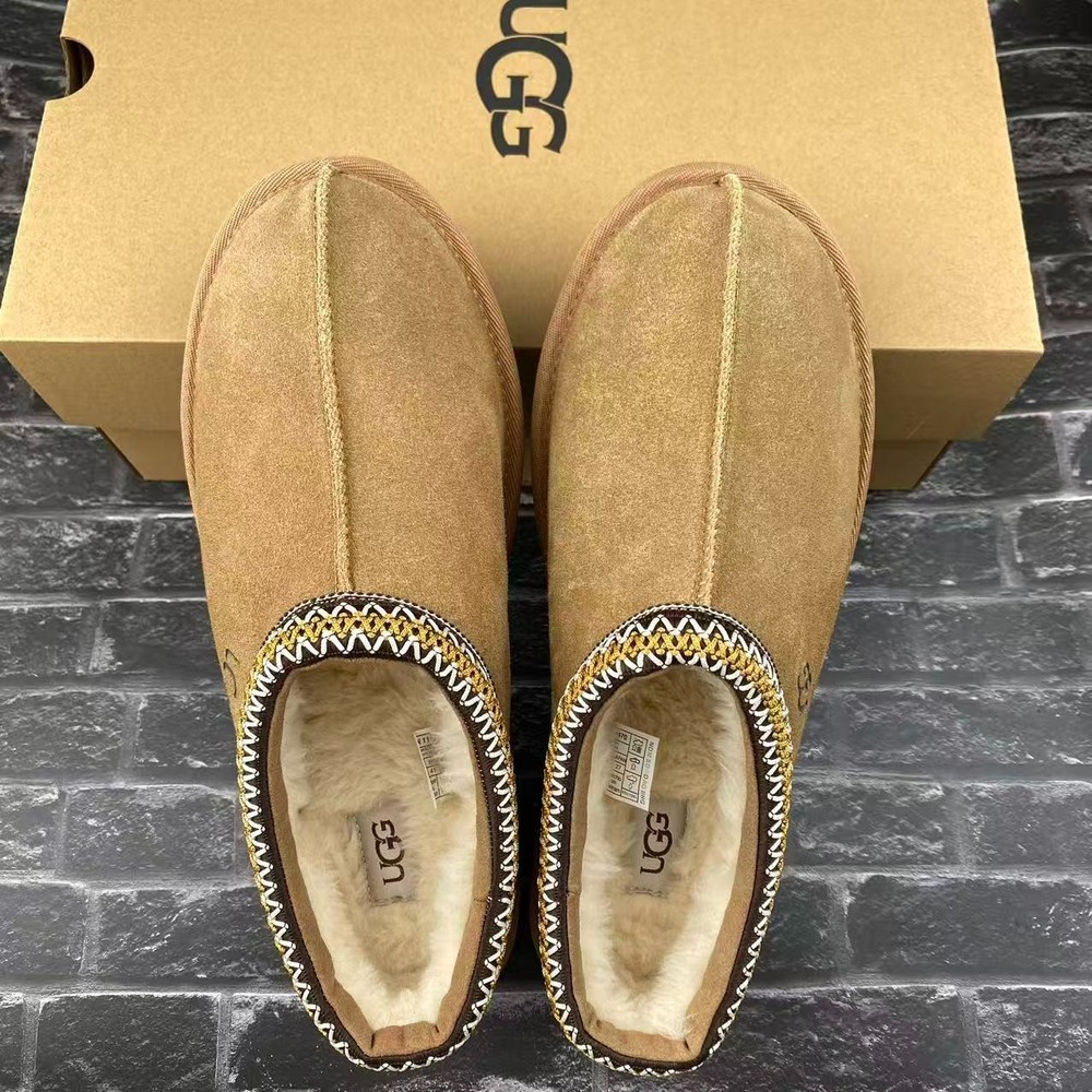 UGG Women's Tasman Chestnut Women's Shoes Suede Wool Slippers with Box US 6-11