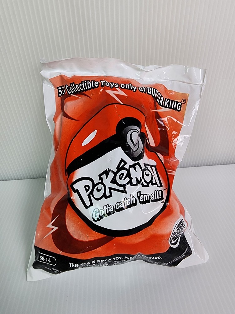 Vintage 1999 Burger King Koffing Pokemon Toy 68-14 Sealed in Pokeball