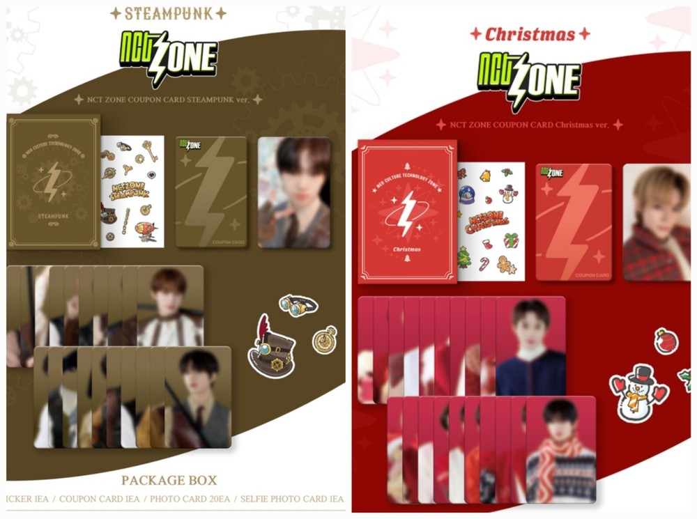 NCT ZONE COUPON CARD CHRISTMAS ver STEAMPUNK ver. popup AGENT NCT in seoul-image