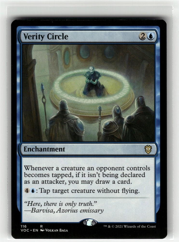 VERITY CIRCLE Crimson Vow Commander #116 VOC(NM+)(MTG)