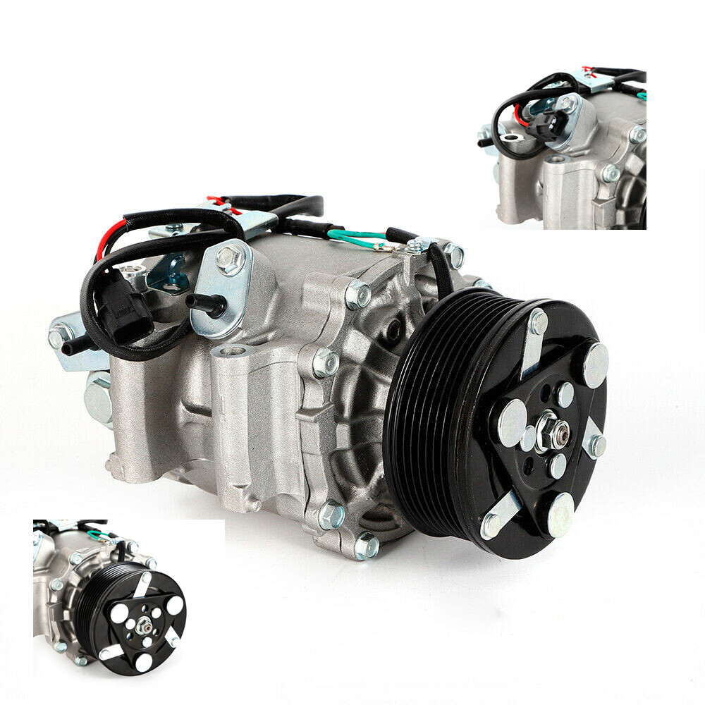 A/C Compressor + Clutch for 06-11 Honda Civic DX EX LX Coupe/Sedan 2-Door 4-Door