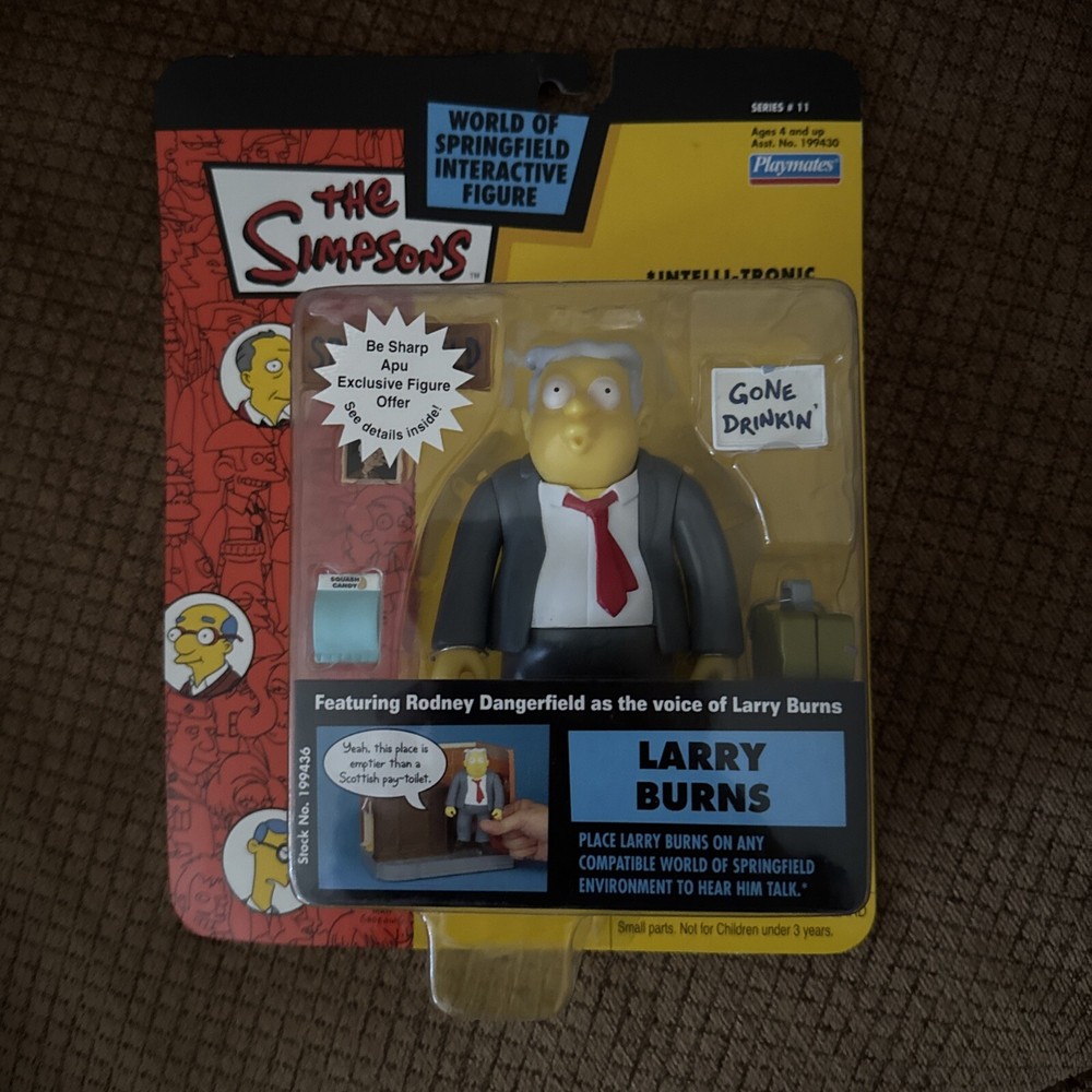 LARRY BURNS The Simpsons World Of Springfield Series 11