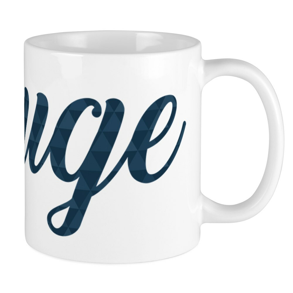 CafePress Rouge Pattern 11 oz Ceramic Mug (75488013)