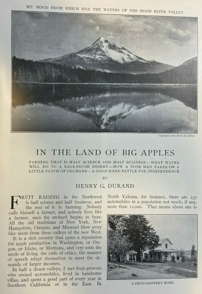1909 Apple Growing in the Northwest California Oregon