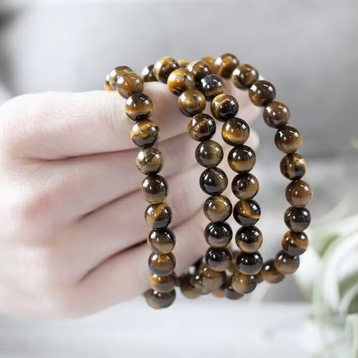 Genuine Tiger Eye 10mm Bracelet – Perfect Stylish Valentine’s Gift for Him