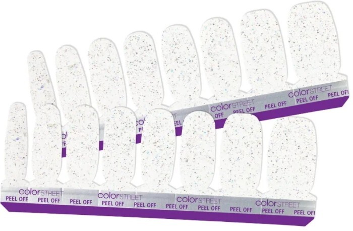 SALE Color Street Nails Christmas Glittersweet Glitter Clear Nail Polish Strip