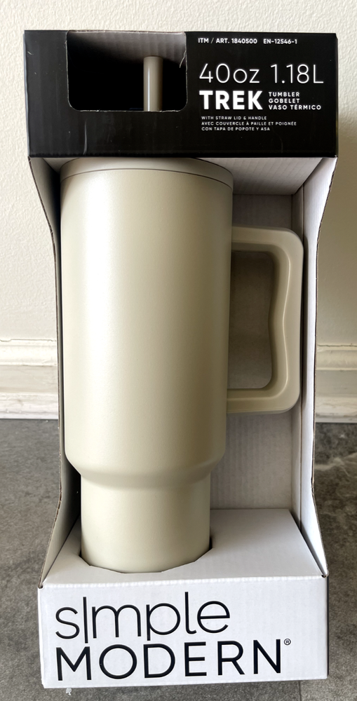 Simple Modern 40 oz Tumbler with Handle and Straw Lid | Insulated Cup Reusable