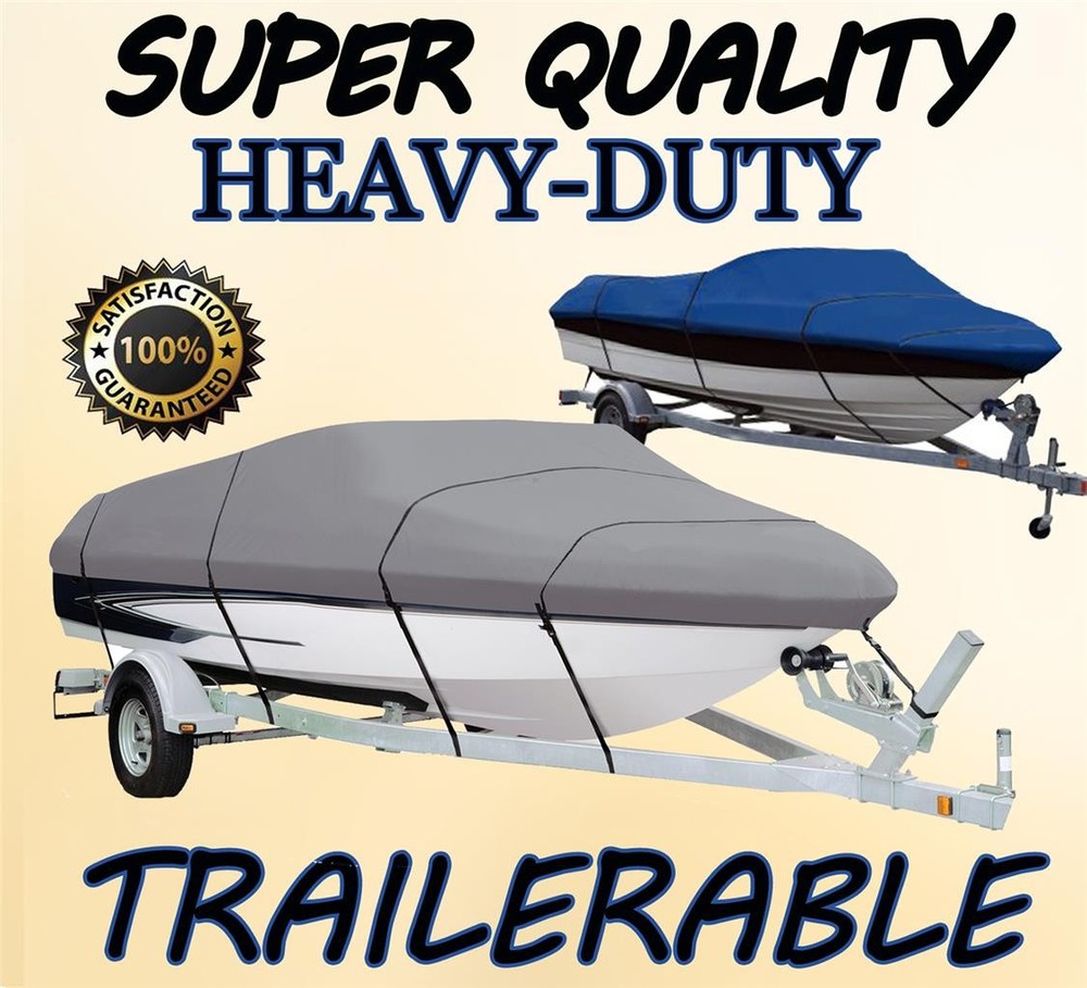For ProCraft 1660 Pro-VTrailerable Storage Mooring Boat Cover