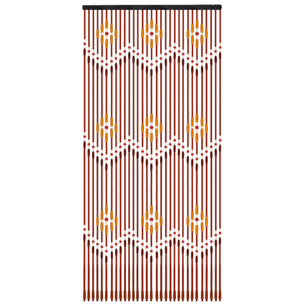 31 Lines Wooden Beaded Doorway Curtain Door Beads Hanging Closet Curtain Beads