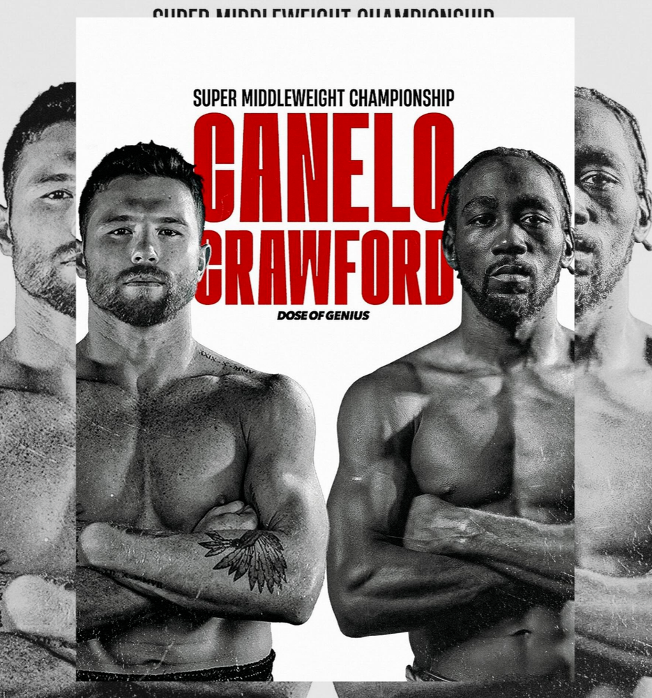 Canelo Alvarez vs Terence Crawford on September 2025 in Las Vegas Boxing Poster