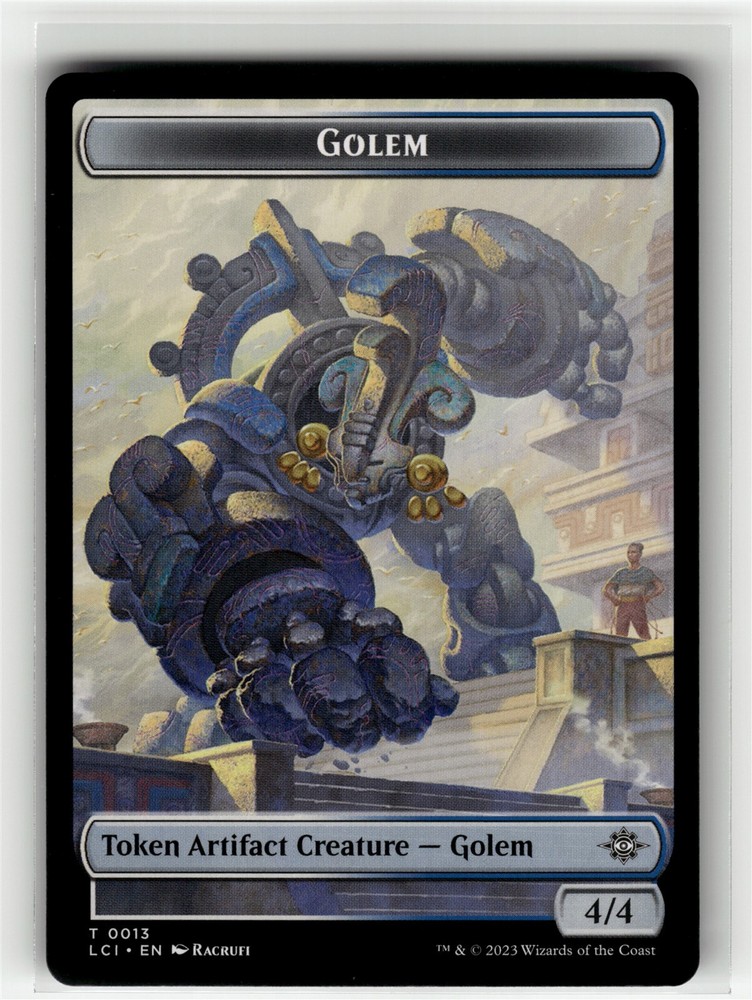 Golem Token - Lost Caverns of Ixalan #13 LCI NM+ MTG Card