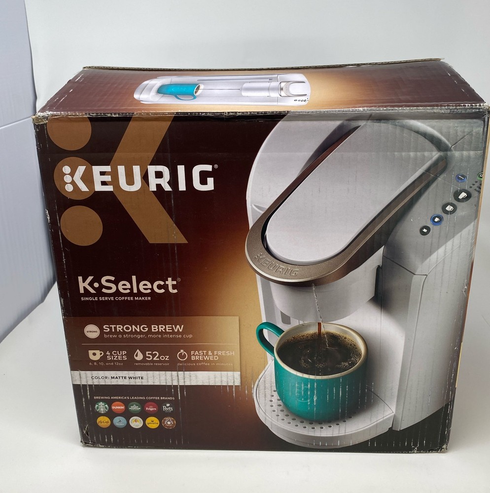 Keurig K-Select Single Serve Coffee Maker - Strong Brew, 52 oz Reservoir, Matte