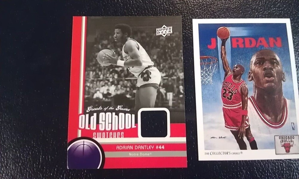 Adrian Dantley Notre Dame Greats of the Game Old School SWATCHES OVERSIZE