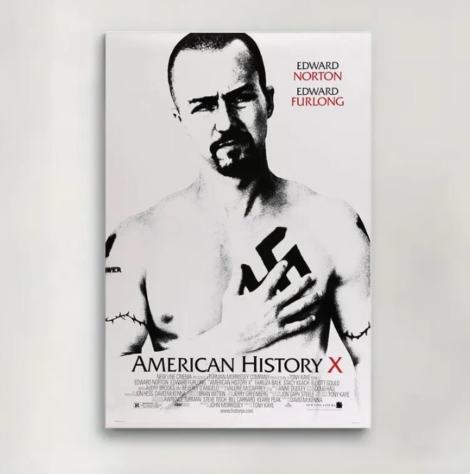 American History X Movie Poster Wall Art Print for Home Decor