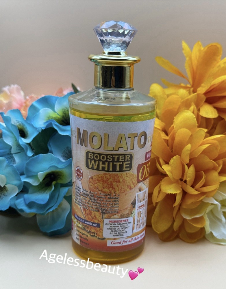 Pure Molato Booster White Tumeric & Carrot Oil 7days Whitening 250ml SPF50