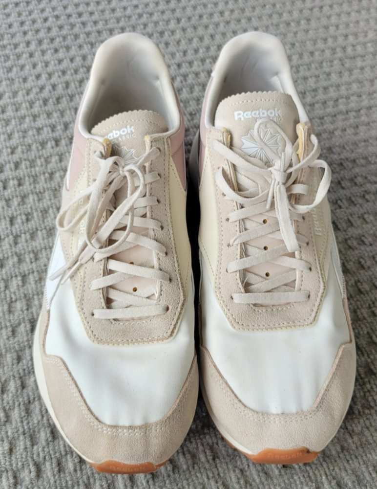 Reebok Classic Leather Legacy AZ Mens Beige Suede Casual Sneakers