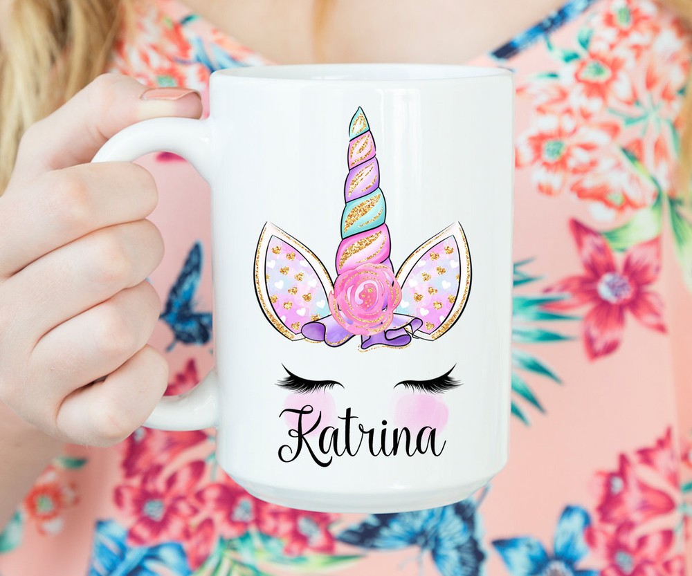 Custom Unicorn Mug Unicorn Cup Girls Magical Mug