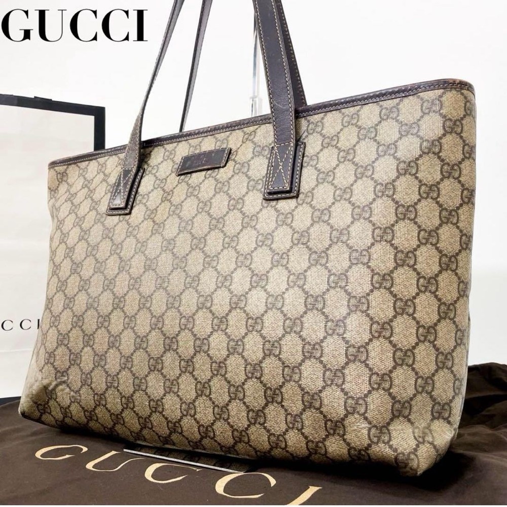 Gucci GG Unisex Large Tote Bag Fits A4 Documents Shoulder Bag New