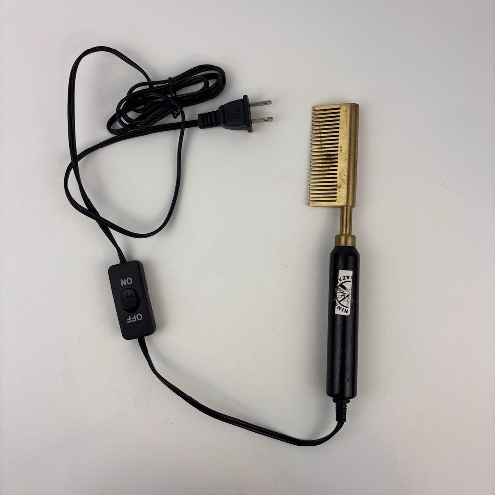 Hair Straightener Comb Pro Electric Beard Straightening Comb Heat Hot Comb Press