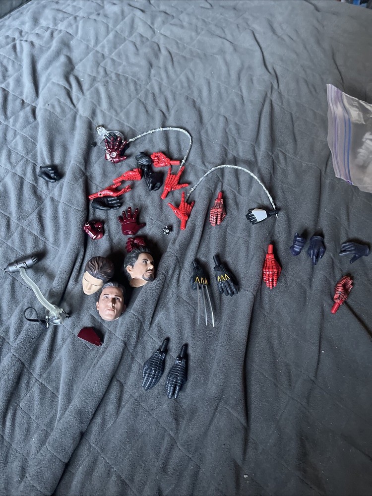 1/6 Iron Man Batman head sculpt hot toys style  Dark Knight Lot