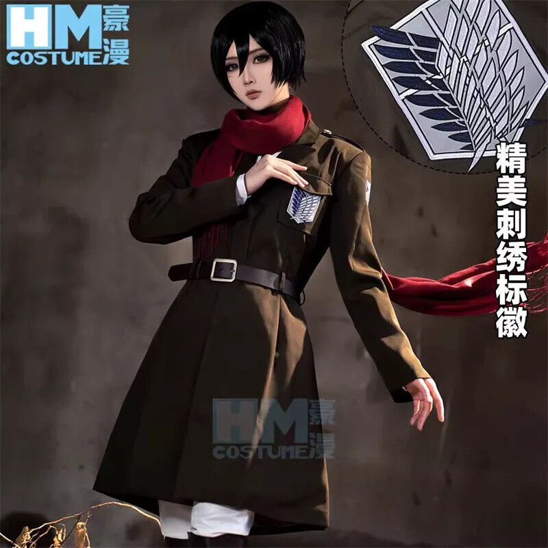 Attack On Titan Scout Regiment Levi Ackerman Cosplay Costumes Coat Shirt Pants