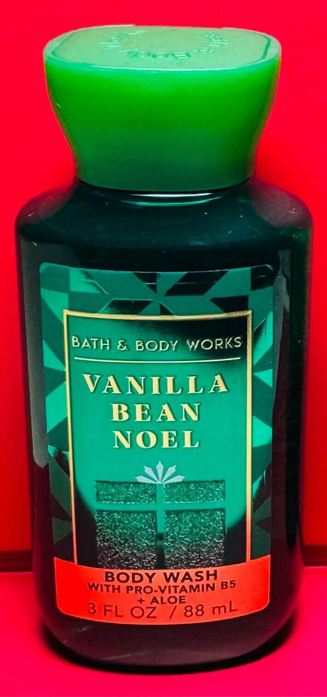 NEW Vanilla Bean Noel Travel Shower Gel Bath & Body Works FREE SHIP!