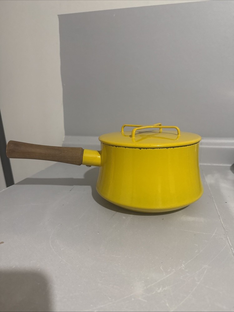 Dansk Kobenstyle Enamel Sauce Pan Vintage