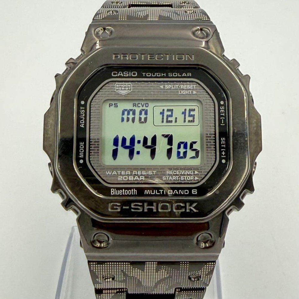 Casio G-Shock 40th Anniversary GMW-B5000EH-1JR Solar Watch Black Steel New