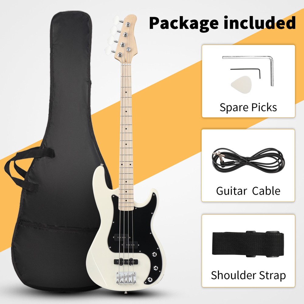 Ktaxon 46in Full Size Electric KP Bass Guitar Basswood School Band With Bag