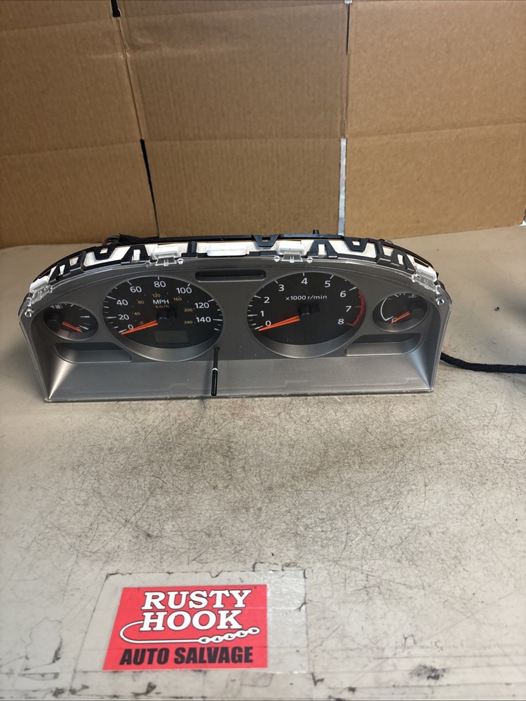 2005 Nissan Sentra Speedometer Cluster MPH 24810ZG301