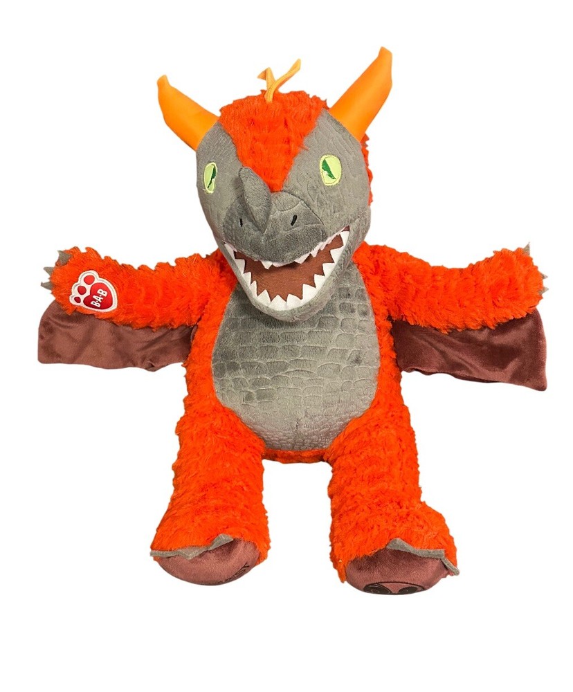 Build A Bear Magiquest Plush Charlock Red Dragon Stuffed Animal Great Wolf Lodge