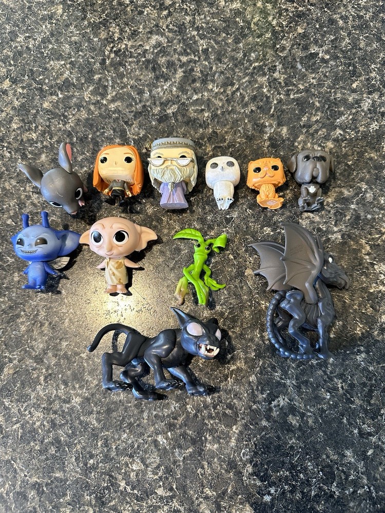 Preowned Lot of 11 Mini Harry Potter Funko Pop Figures Collectors Set